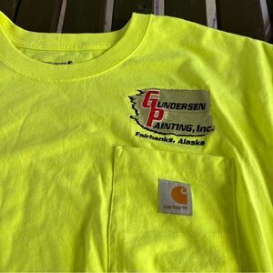 Gundersen Painting Fairbanks, Alaska Pocket Tee on Carhartt K87 Blank (2XL)